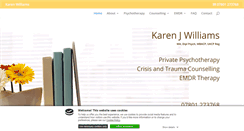Desktop Screenshot of karenjwilliams.co.uk